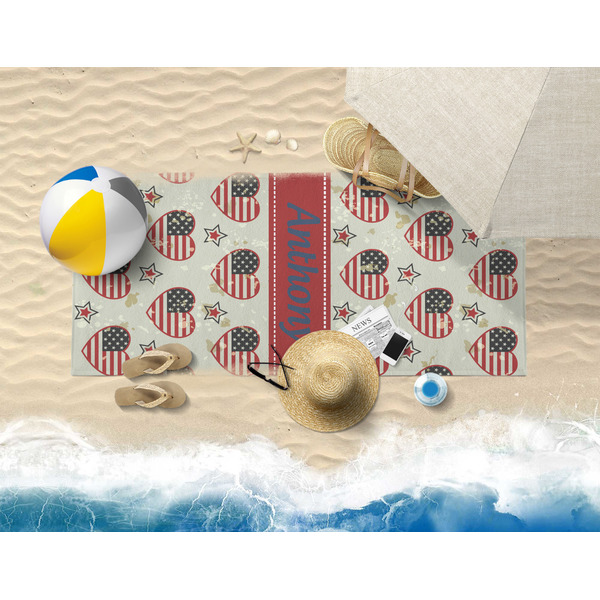 Americana Beach Towel Lifestyle