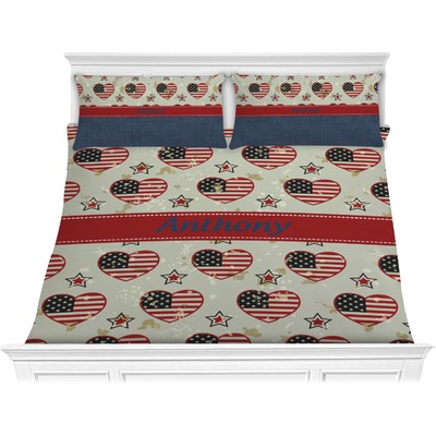 Americana Comforter Set - King (Personalized)