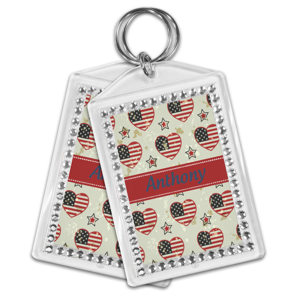 Americana Bling Keychain - MAIN