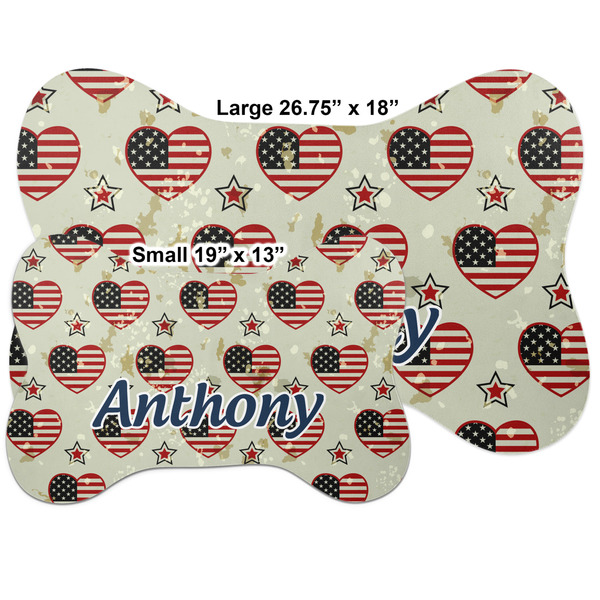 Americana Bone Shaped Mat Comparison