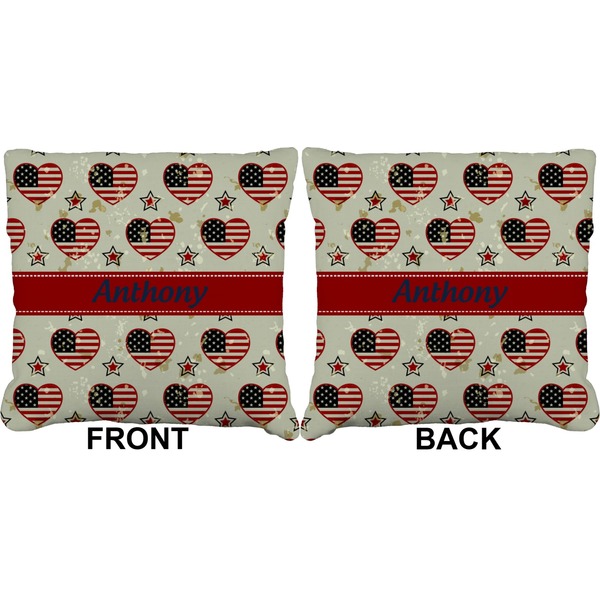 Americana Burlap Pillow Approval