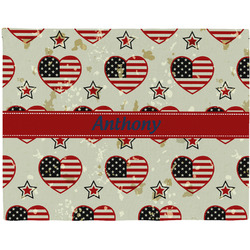 Americana Woven Fabric Placemat - Twill w/ Name or Text