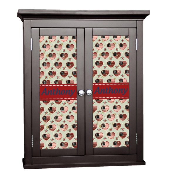 Custom Americana Cabinet Decal - Large (Personalized)