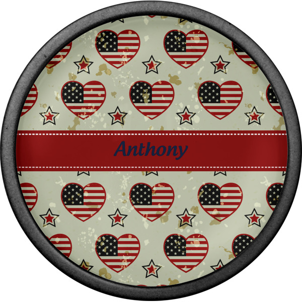 Americana Cabinet Knob - Black - Front