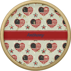 Americana Cabinet Knob - Gold (Personalized)