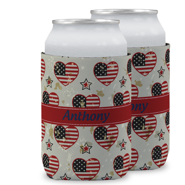 Custom Americana Can Cooler (12 oz) w/ Name or Text