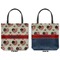 Americana Canvas Tote - Front and Back