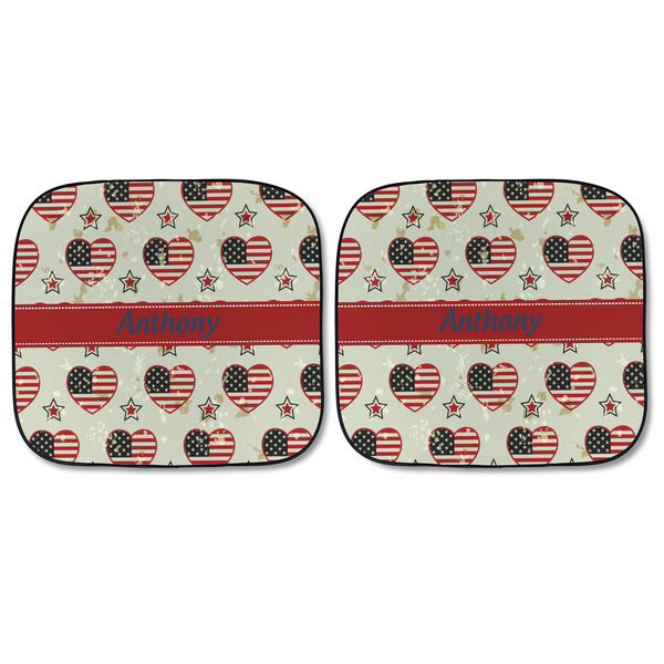 Americana Car Sun Shades - FRONT