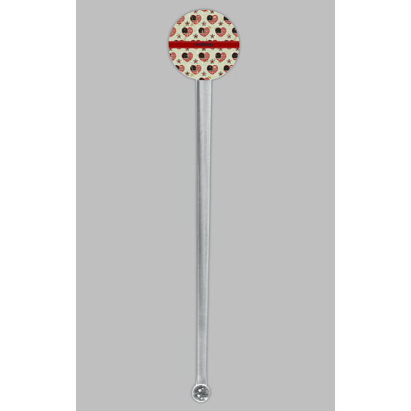 Americana Clear Plastic 7" Stir Stick - Round - Single Stick