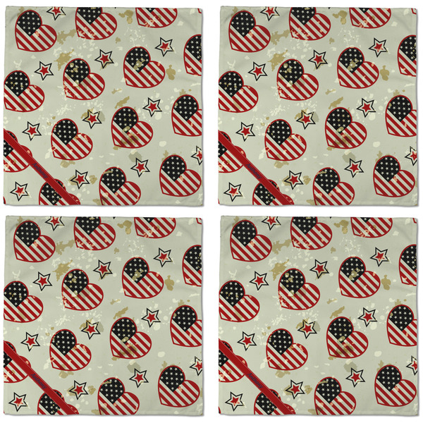 Americana Cloth Napkins - Personalized Dinner (APPROVAL) Set of 4