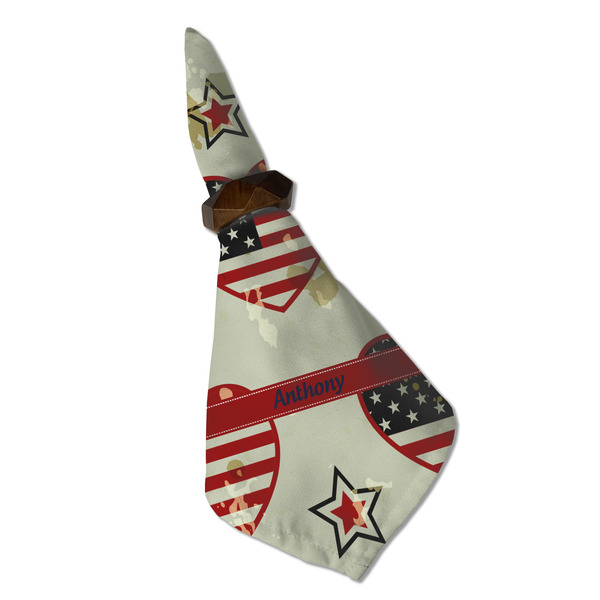 Americana Cloth Napkins - Personalized Dinner (Folded in Ring) (MAIN)