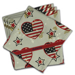 Americana Cloth Napkins (Set of 4) (Personalized)