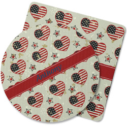 Americana Rubber Backed Coaster (Personalized)