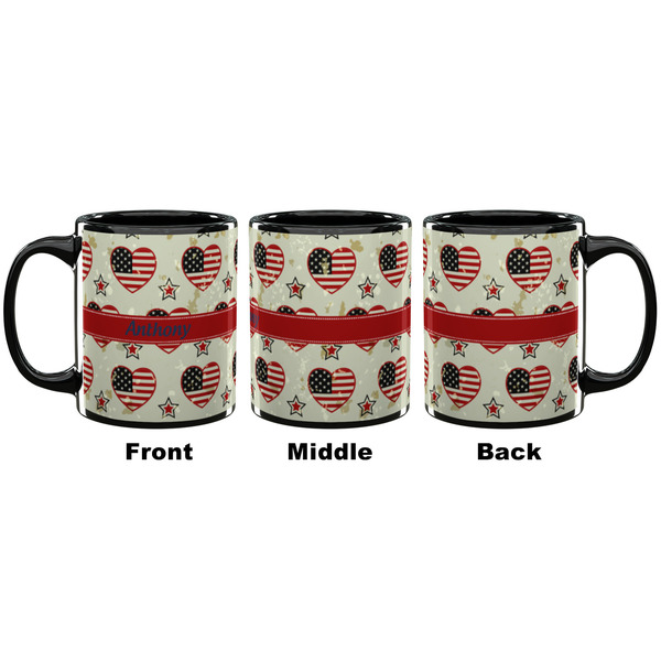 Americana Coffee Mug - 11 oz - Black APPROVAL