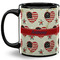 Americana Coffee Mug - 11 oz - Full- Black