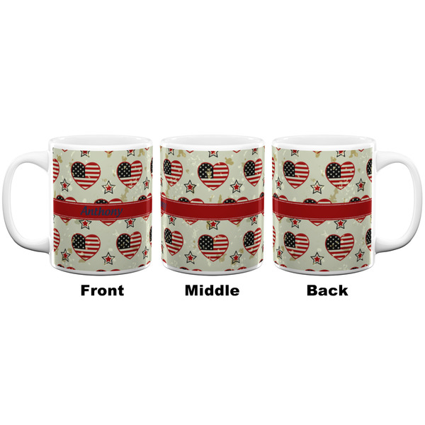 Americana Coffee Mug - 11 oz - White APPROVAL