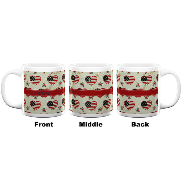 Americana Coffee Mug - 20 oz - White APPROVAL