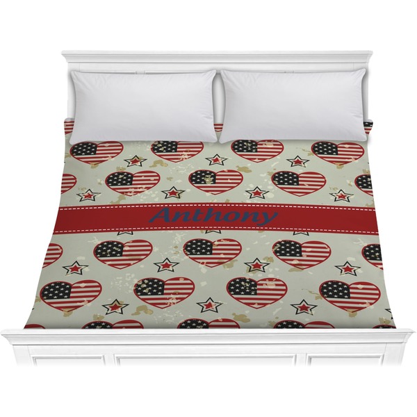 Custom Americana Comforter - King (Personalized)