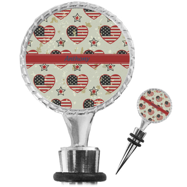 Custom Americana Wine Bottle Stopper (Personalized)