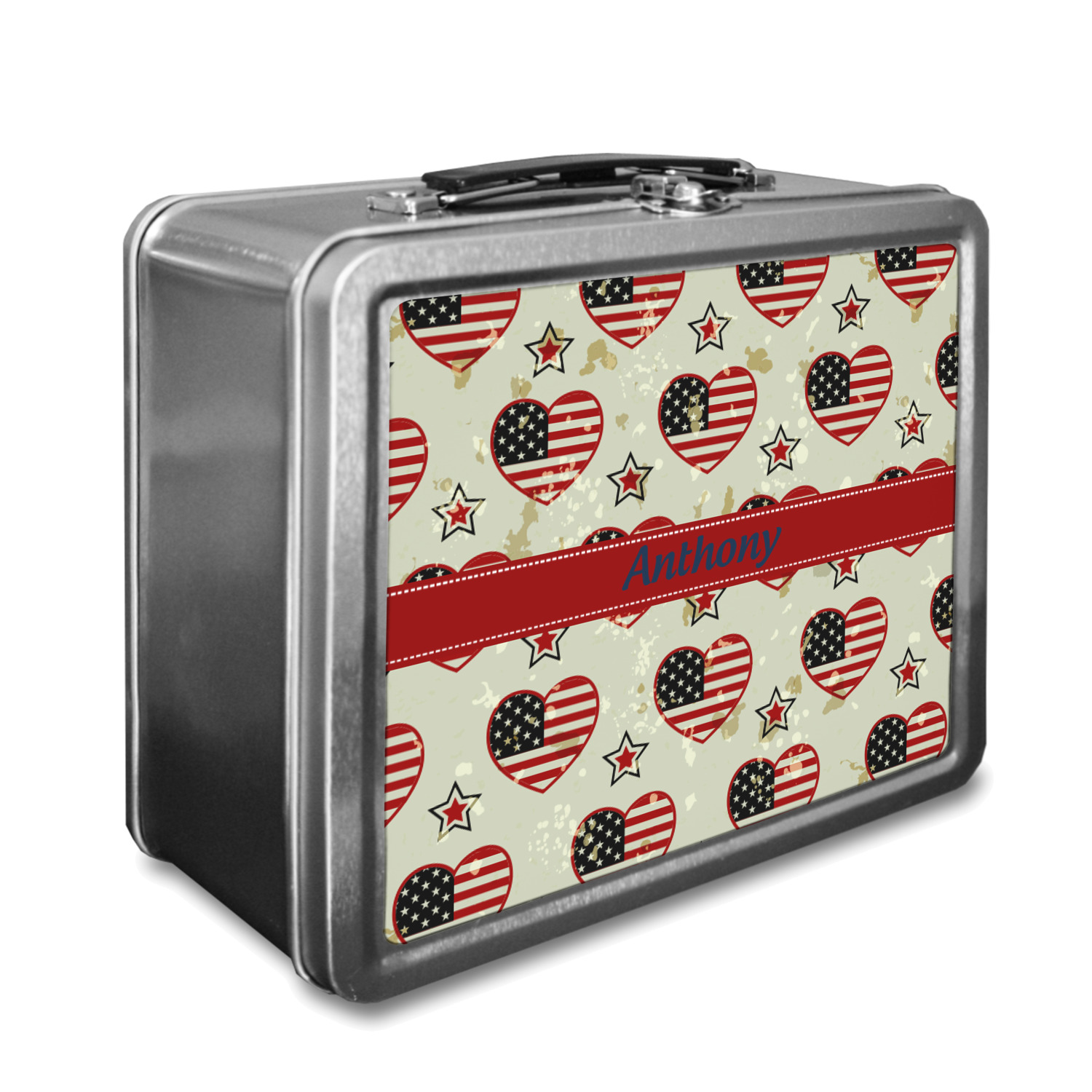 YouCustomizeIt Americana Lunch Box - Thumbnail 3