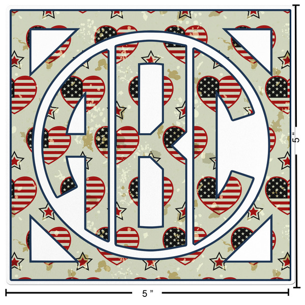 Americana Custom Shape Iron On Patches - L - APPROVAL