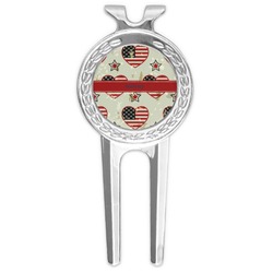 Americana Golf Divot Tool & Ball Marker (Personalized)