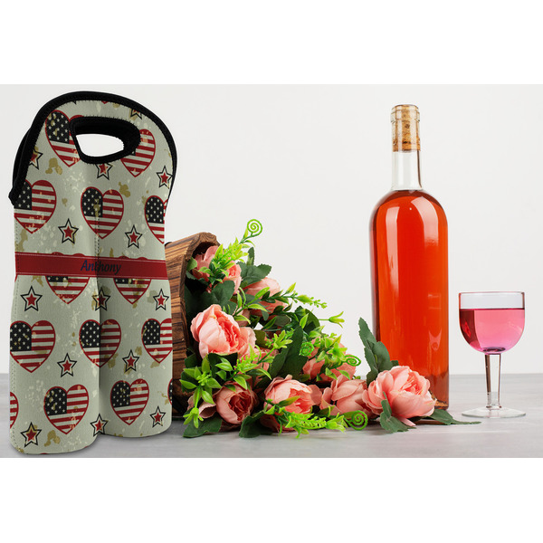 Americana Double Wine Tote - LIFESTYLE (new)