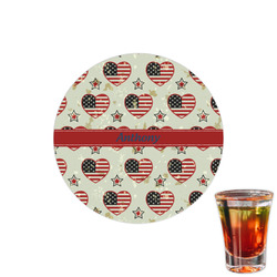 Americana Printed Drink Topper - 1.5" (Personalized)