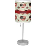 Americana 7" Drum Lamp with Shade Polyester (Personalized)