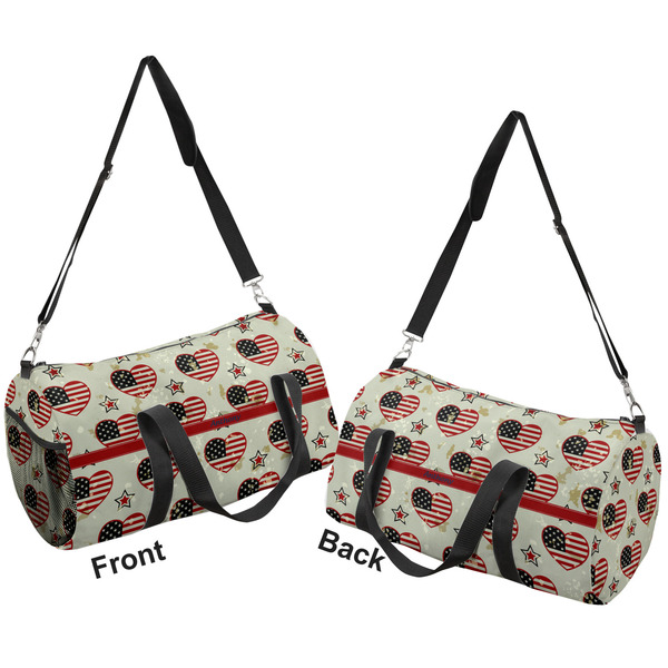 Americana Duffle bag small front and back sides