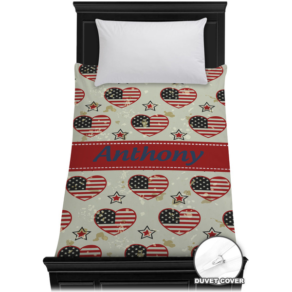 Custom Americana Duvet Cover - Twin XL (Personalized)