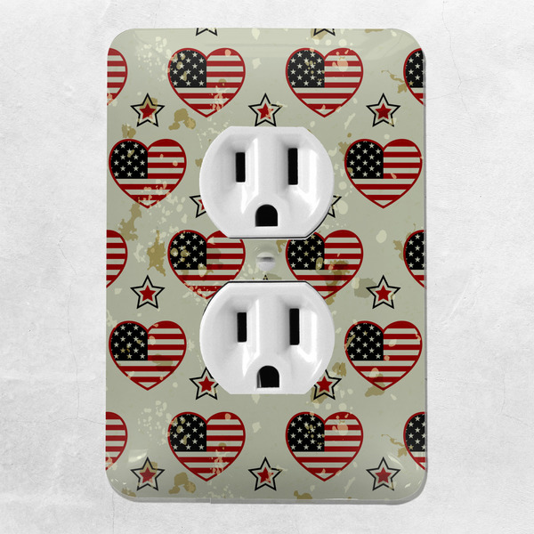 Americana Electric Outlet Plate - LIFESTYLE
