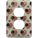 Americana Electric Outlet Plate
