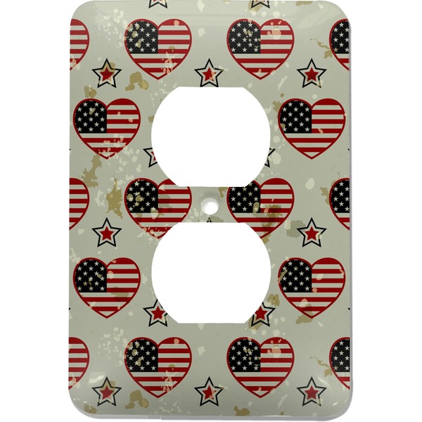 Custom Americana Electric Outlet Plate