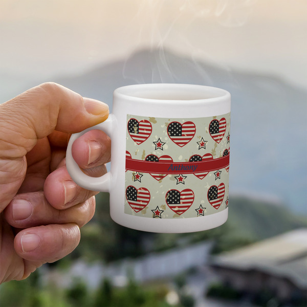 Custom Americana Single Shot Espresso Cup - Single (Personalized)