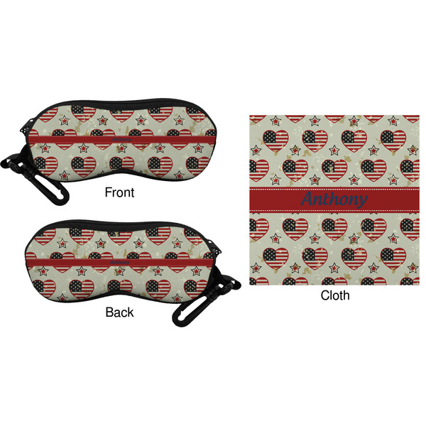 Americana Eyeglass Case & Cloth (Approval)