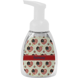 Americana Foam Soap Bottle - White (Personalized)