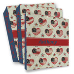 Americana 3 Ring Binder - Full Wrap (Personalized)