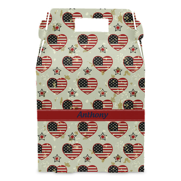 Americana Gable Favor Box - Front