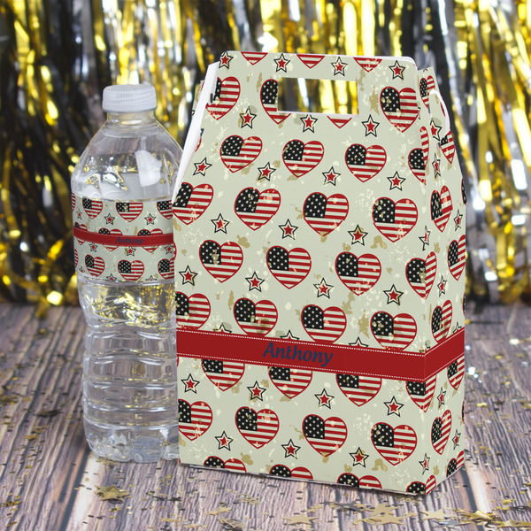 Americana Gable Favor Box - In Context