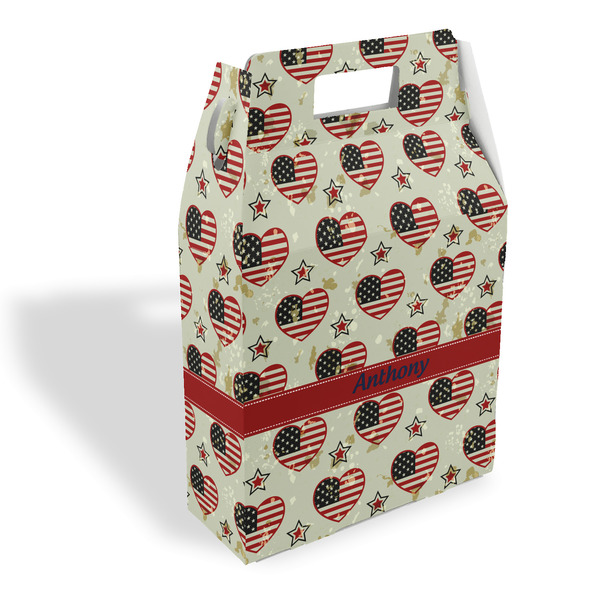 Custom Americana Gable Favor Box (Personalized)