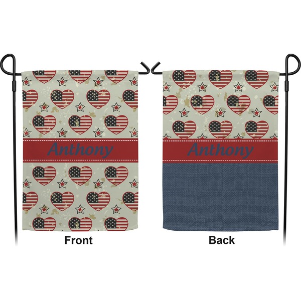 Americana Garden Flag - Double Sided Front and Back