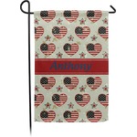 Americana Small Garden Flag - Double Sided w/ Name or Text