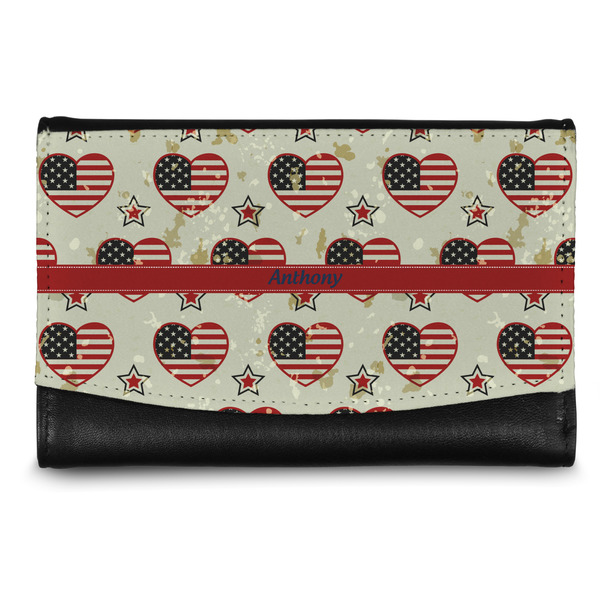 Custom Americana Genuine Leather Women's Wallet - Small (Personalized)