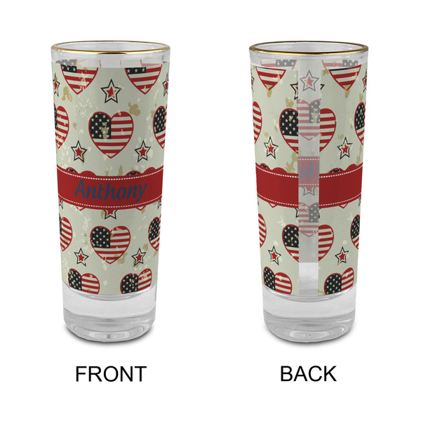 Americana Glass Shot Glass - 2 oz - Single - APPROVAL