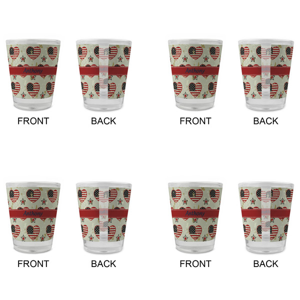 Americana Glass Shot Glass - Standard - Set of 4 - APPROVAL