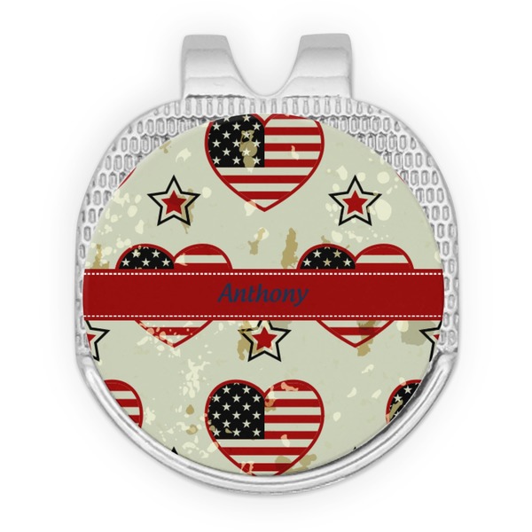 Americana Golf Ball Hat Marker Hat Clip