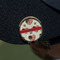 Americana Golf Ball Marker Hat Clip - Gold - On Hat