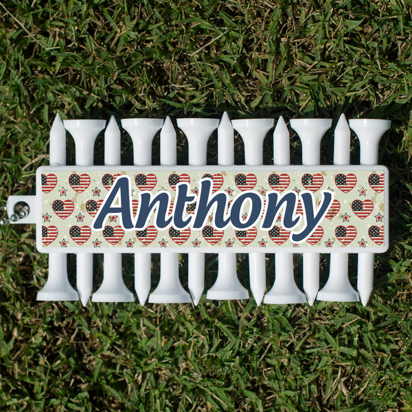 Custom Americana Golf Tees & Ball Markers Set (Personalized)