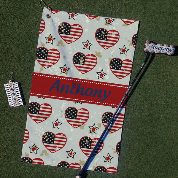 Custom Americana Golf Towel Gift Set (Personalized)